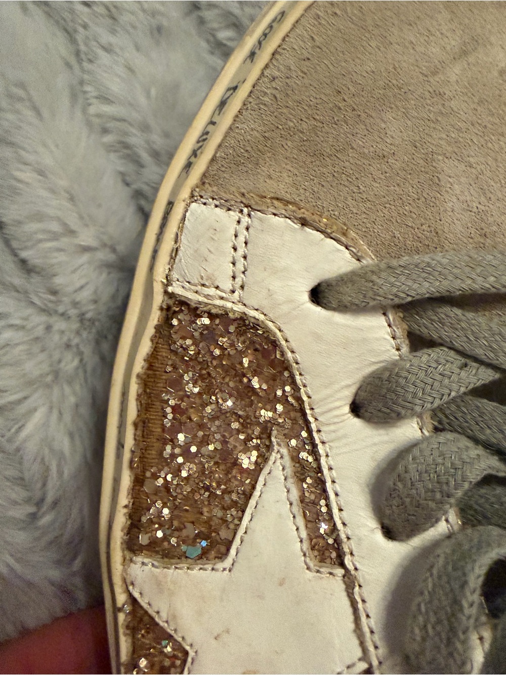 Golden Goose Hi- Star Glitter Superstar Sneakers - Picture 6 of 6